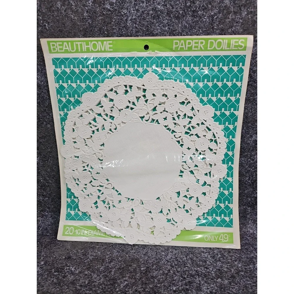 Vtg Beautihome Lace Floral 10